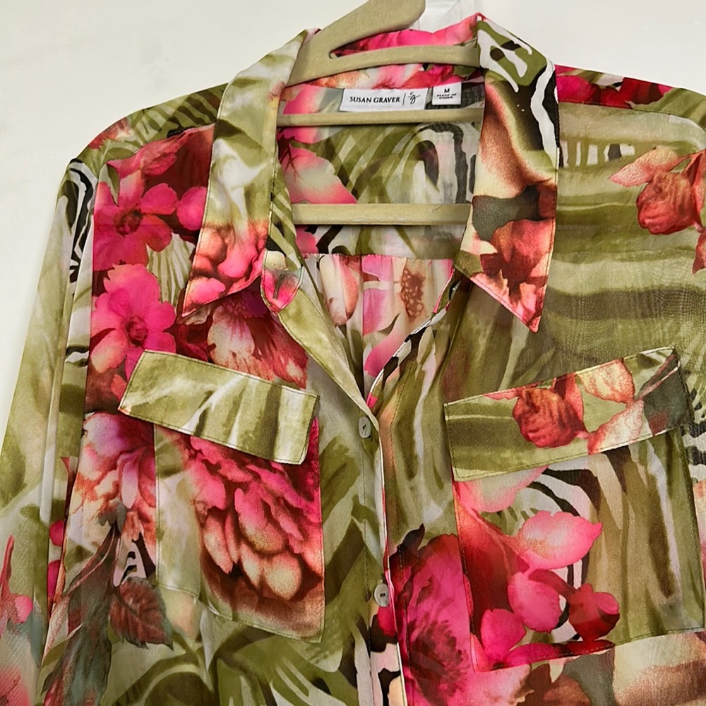 Colorful tunic, Susan Graver. Medium